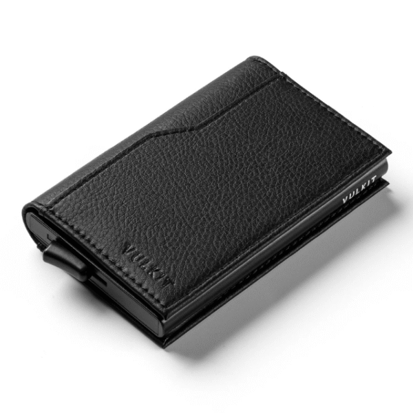 VULKIT VC205 Men's Card Holder Wallet – Slim Bifold with Double ID Window, Holds Up to 12 Cards - Image 4