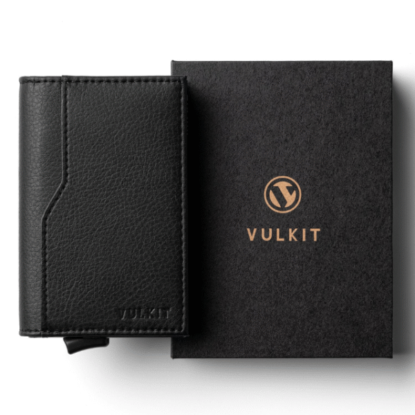 VULKIT VC205 Men's Card Holder Wallet – Slim Bifold with Double ID Window, Holds Up to 12 Cards - Image 6