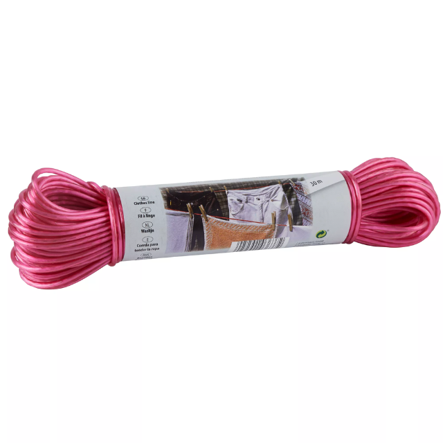 Wäscheleine 30m Clothesline – Durable Outdoor & Indoor Washing Line for Hanging Laundry